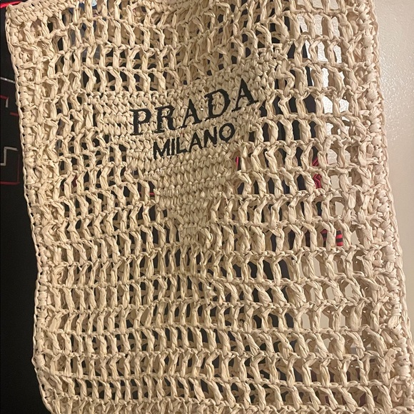 Prada Milano Beige Crochet Bag - Picture 1 of 4